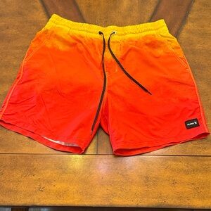 Hurley Orange Swim Trunks